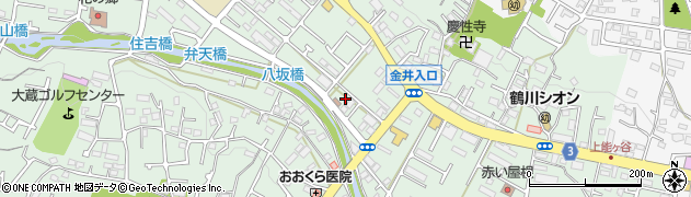 東京都町田市大蔵町222周辺の地図