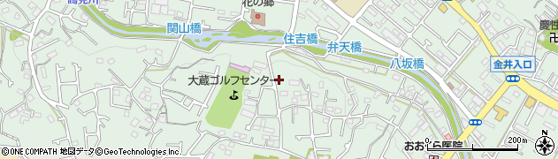 東京都町田市大蔵町3096-21周辺の地図