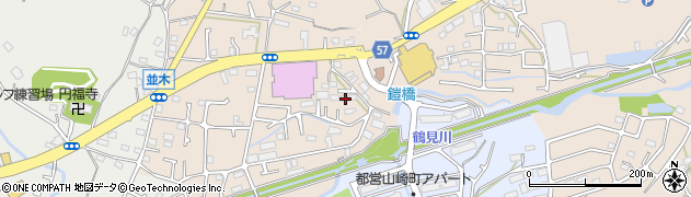 東京都町田市野津田町172周辺の地図