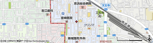 ＫＣＳセンター　武蔵新城あいもーる院周辺の地図