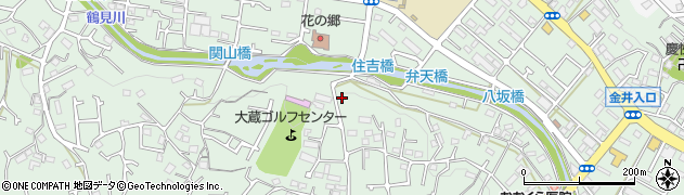 東京都町田市大蔵町3096-12周辺の地図
