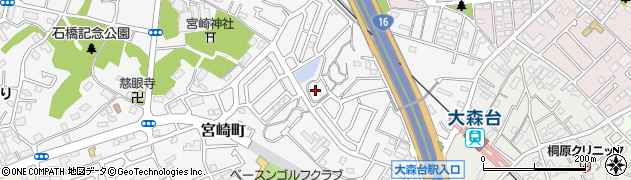 宮崎そよかぜ公園周辺の地図