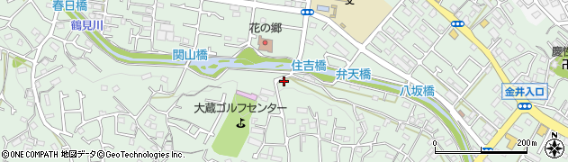 東京都町田市大蔵町3128-5周辺の地図