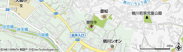 慶性寺周辺の地図