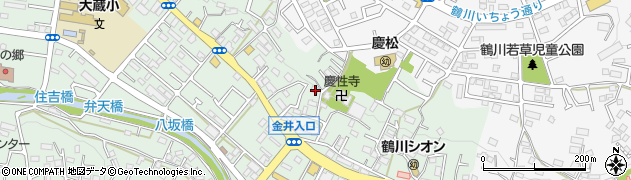 東京都町田市大蔵町2172-7周辺の地図