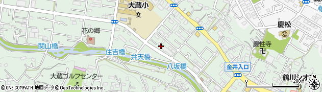 東京都町田市大蔵町周辺の地図