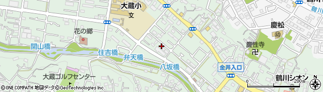 東京都町田市大蔵町258周辺の地図