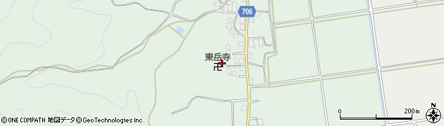 東岳寺周辺の地図