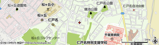 千葉県千葉市中央区仁戸名町657周辺の地図