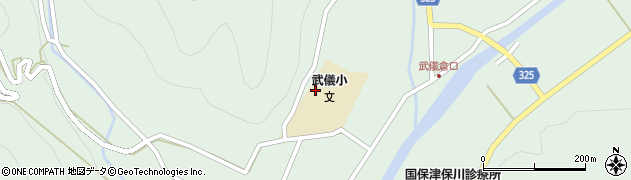 関市立武儀小学校周辺の地図
