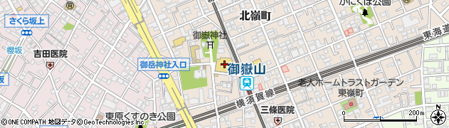 イオンスタイル御嶽山駅前周辺の地図