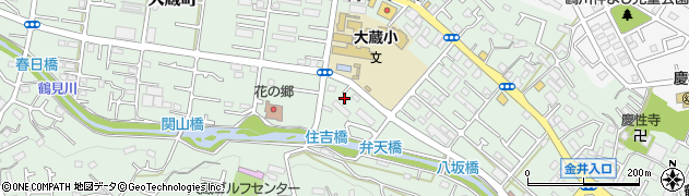 東京都町田市大蔵町306-2周辺の地図