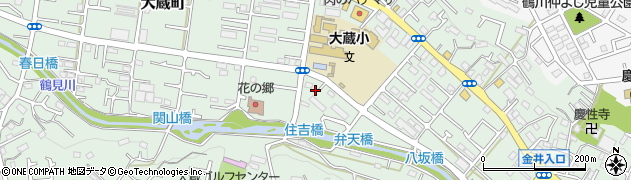 東京都町田市大蔵町306-6周辺の地図