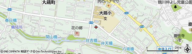 東京都町田市大蔵町306周辺の地図