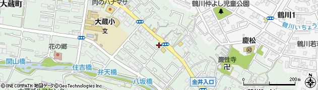 東京都町田市大蔵町264-8周辺の地図