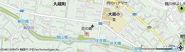 東京都町田市大蔵町353周辺の地図