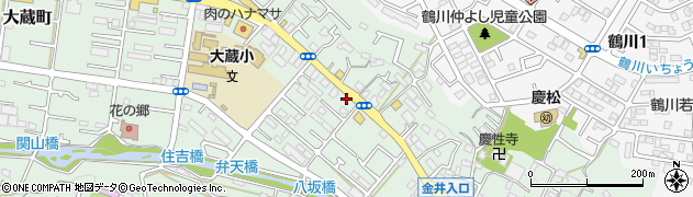 東京都町田市大蔵町264周辺の地図