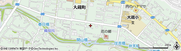 東京都町田市大蔵町405周辺の地図
