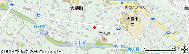 東京都町田市大蔵町389周辺の地図
