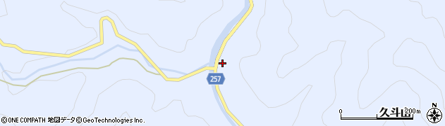 兵庫県美方郡新温泉町久斗山577周辺の地図