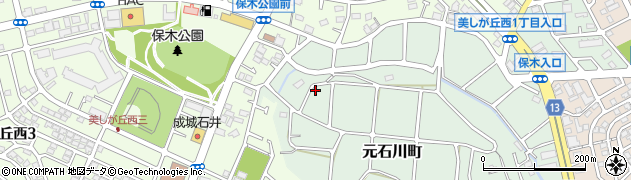 神奈川県横浜市青葉区元石川町7386周辺の地図