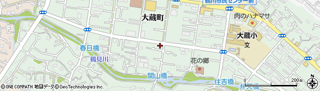 東京都町田市大蔵町425-7周辺の地図