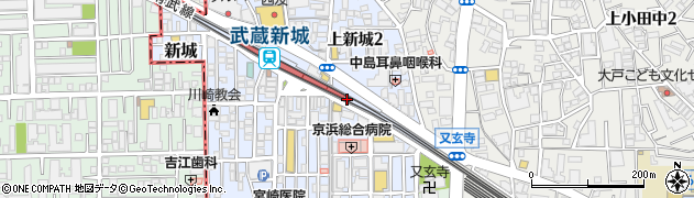 文教堂　新城駅店周辺の地図
