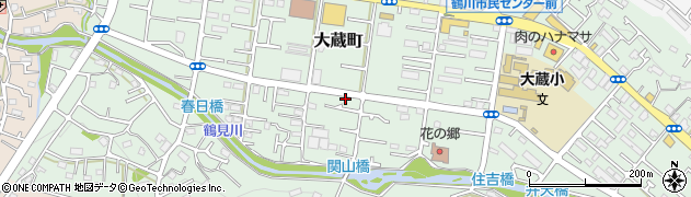 東京都町田市大蔵町425周辺の地図