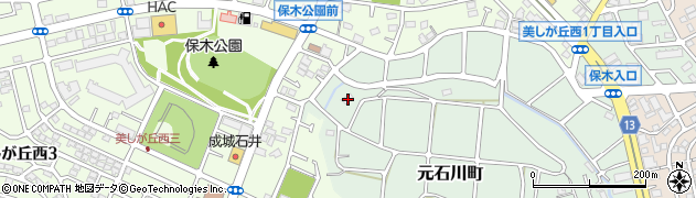 神奈川県横浜市青葉区元石川町7421周辺の地図