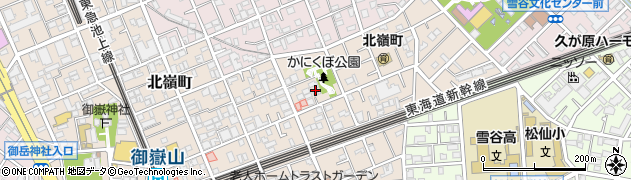 東京都大田区北嶺町16周辺の地図