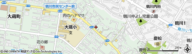 東京都町田市大蔵町2102周辺の地図