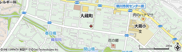 東京都町田市大蔵町422-4周辺の地図