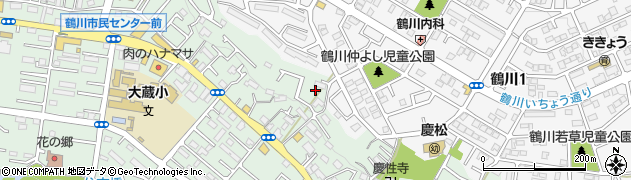東京都町田市大蔵町2123周辺の地図