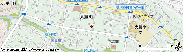 東京都町田市大蔵町422-2周辺の地図
