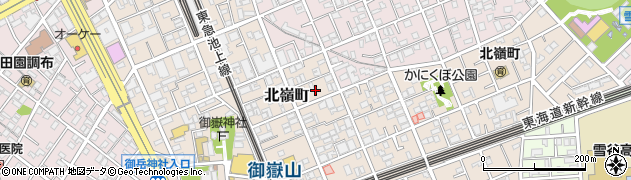 東京都大田区北嶺町8周辺の地図