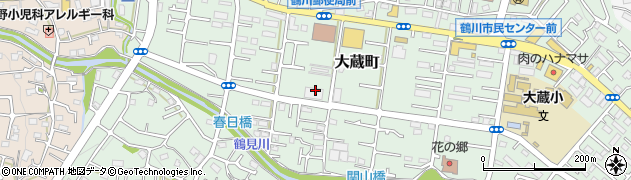 ＪＡ町田市鶴川周辺の地図