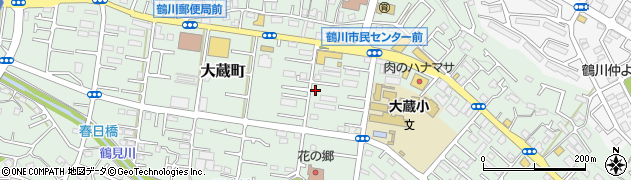 東京都町田市大蔵町370-6周辺の地図