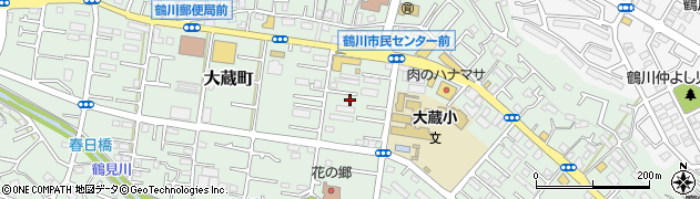 東京都町田市大蔵町370-10周辺の地図