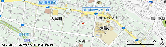 東京都町田市大蔵町370周辺の地図