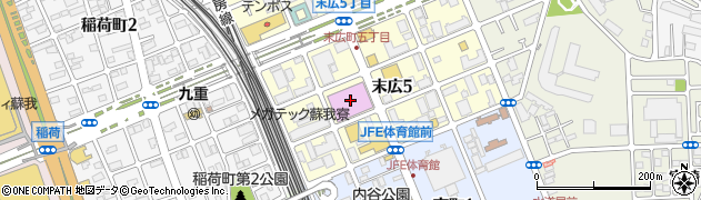 千葉県千葉市中央区末広5丁目7周辺の地図