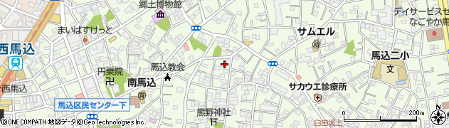 東京都大田区南馬込周辺の地図