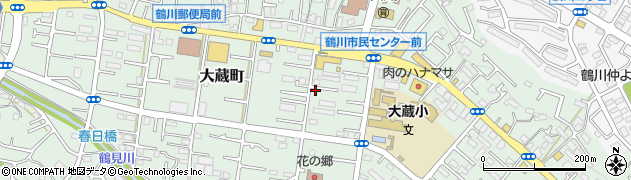 東京都町田市大蔵町370-5周辺の地図