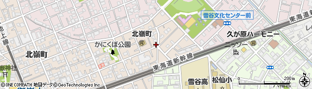 東京都大田区北嶺町19-6周辺の地図