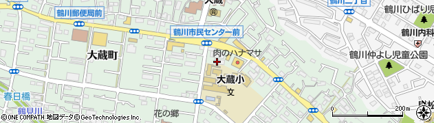 東京都町田市大蔵町336周辺の地図