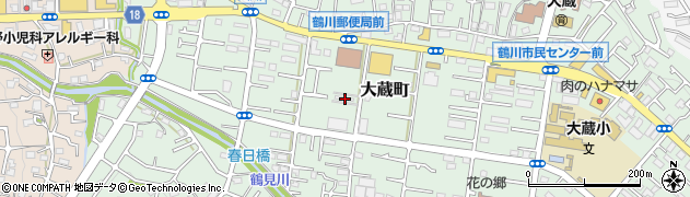東京都町田市大蔵町451周辺の地図