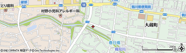 東京都町田市大蔵町541周辺の地図