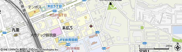 千葉県千葉市中央区末広5丁目12-6周辺の地図