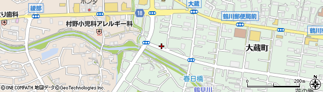東京都町田市大蔵町540周辺の地図