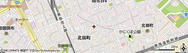 東京都大田区北嶺町7-18周辺の地図