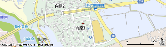 神奈川県相模原市緑区向原3丁目8周辺の地図